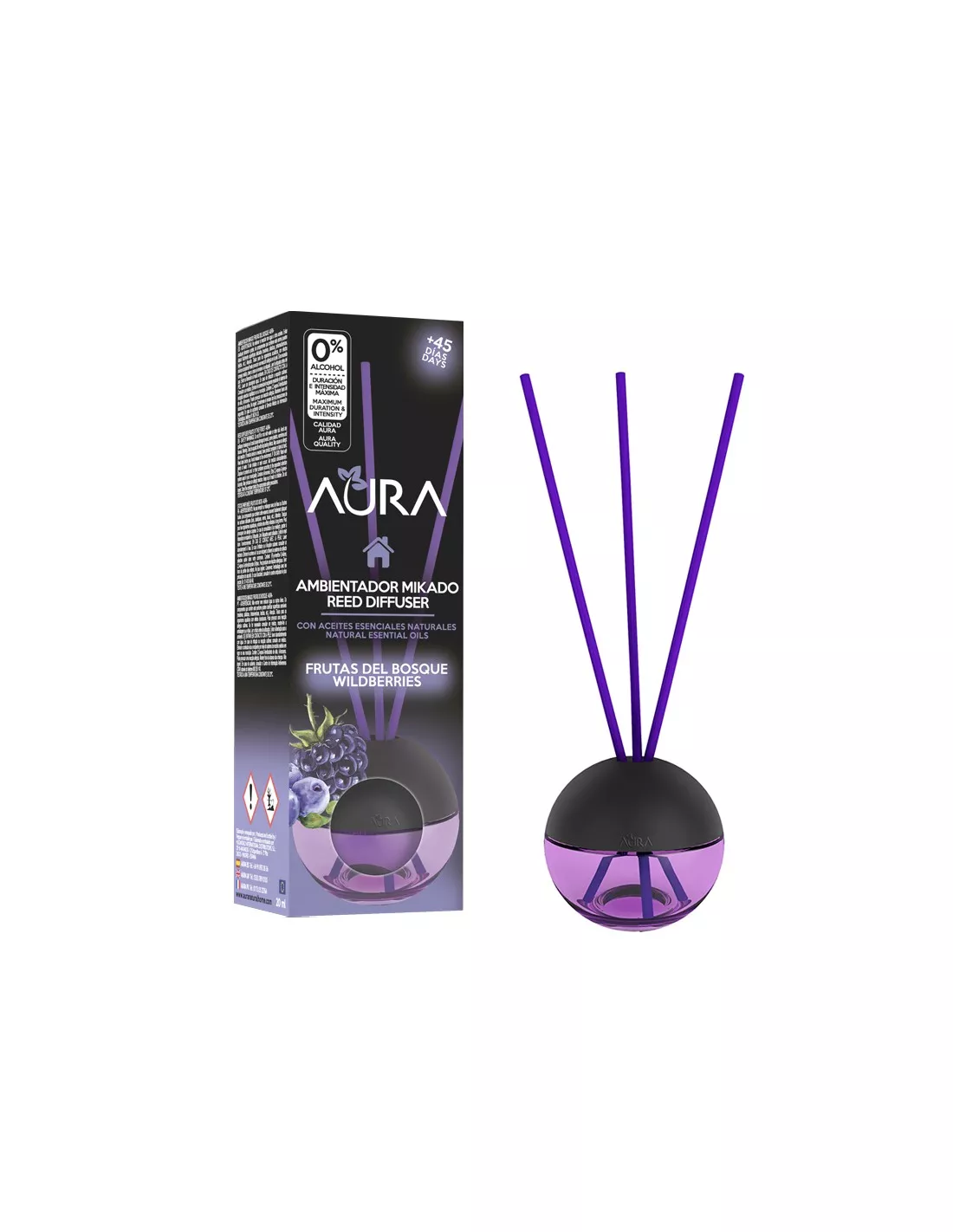 Diffuseur Sphère Aura 20 ml Fruits Foret