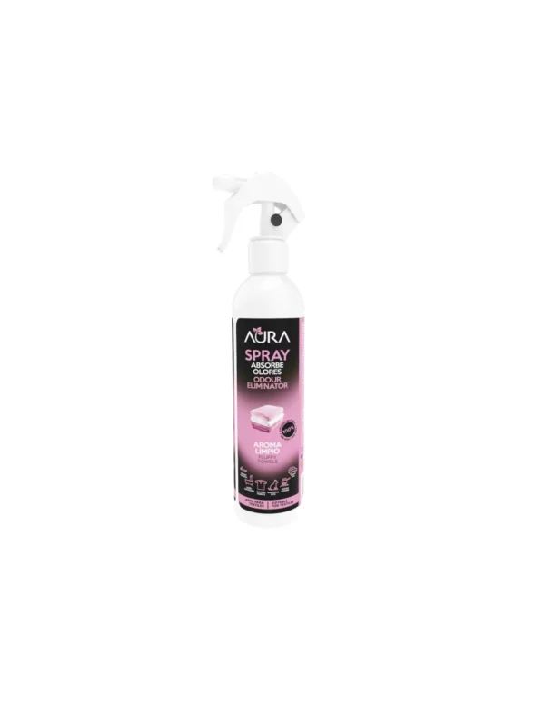 Spray Absorbe Odeurs Aura 250 ml Serviettes